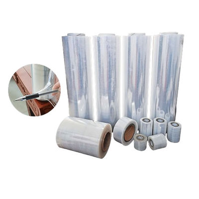 quality  50mm Soft LDPE Stretch Film Roll Transparent LDPE Sheet For Machine Wrap factory
