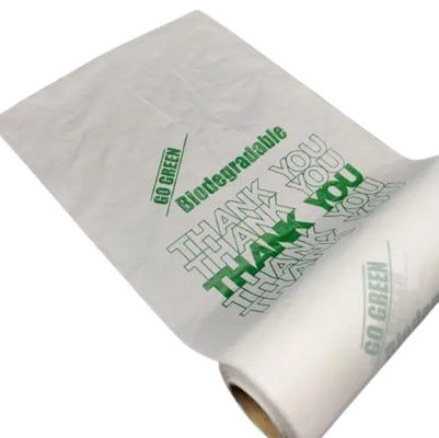 quality  Vest Carrier Biodegradable Reusable Shopping Bags Compostable Pollution Free factory