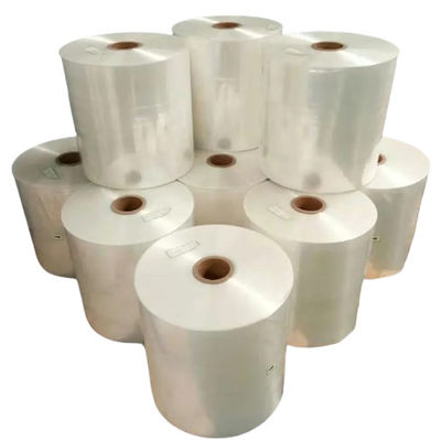 Single Wound Polyethylene PE Shrink Film 25μM Thickness For Drink Packaging
