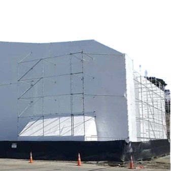 White PE Construction Shrink Wrap Polyethylene Scaffolding Shrink Wrap