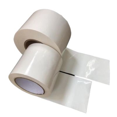 LDPE White Shrink Wrap Tape 100mm Width 30m Length With 3'' Plastic Core
