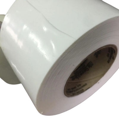 LDPE White Shrink Wrap Tape 100mm Width 30m Length With 3'' Plastic Core