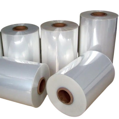 Eco Friendly Polyolefin Shrink Wrap Film Roll 15 - 30 Micron High Tear Resistance