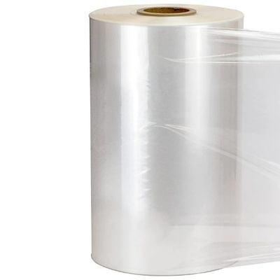 Single Wound 25 Micron PVC Shrink Wrap Film Clear PVC Wrapping Roll