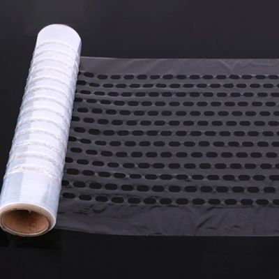 Vented LDPE Stretch Film 500mm x 1420m Polyethylene Pallet Wrap Roll