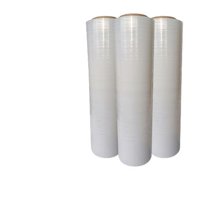 Machine Grade LDPE Clear Stretch Wrap Film Roll 15 - 35 Micron Thickness