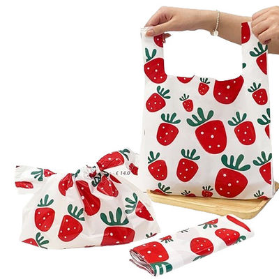 PE Plastic Custom Printed T Shirt Bags Vest Carrier Bags For Shopping