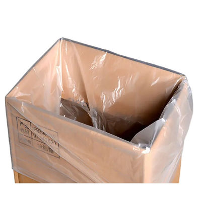 Transparent Poly Bag Box Liners / Plastic Carton Liners For Meat And Poultry