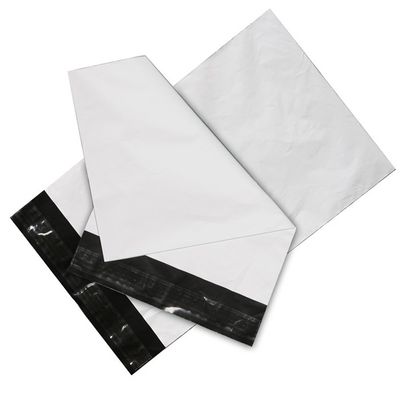 50 Micron LDPE White Poly Mailer Envelopes Shipping Bags For E Business