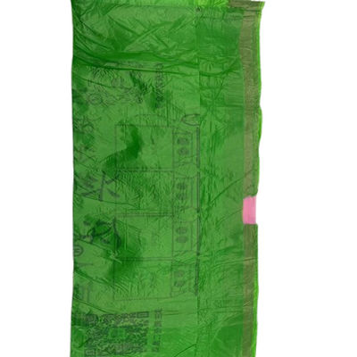 Large Disposable Garbage Bin Liner Custom Color Draw String Garbage Bag