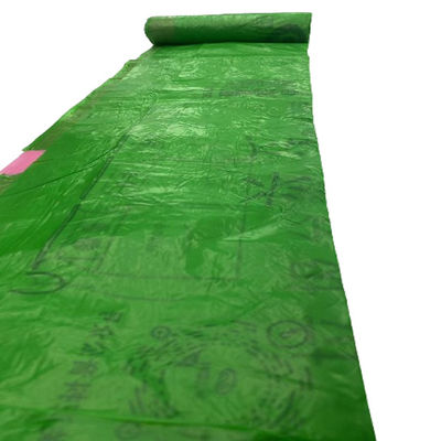 Large Disposable Garbage Bin Liner Custom Color Draw String Garbage Bag