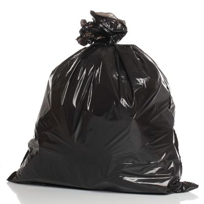 Black 25 Micron Garbage Bin Liner Poly Separate Recycling Waste Bin Bags