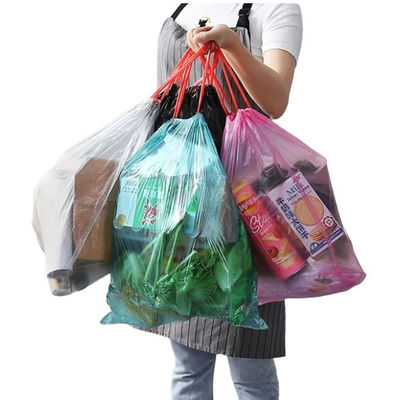 Kitchen Small Drawstring Garbage Bags PE Recyclable Trash Can Liners