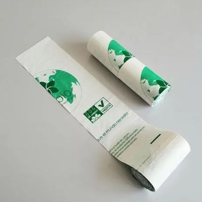 Eco Friendly Biodegradable Dog Poop Bags On Roll PLA PBAT Material
