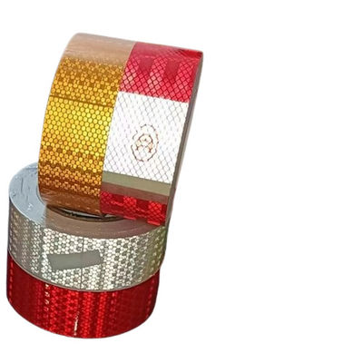 High Visibility Adhesive Traffic Marking Tape BOPP Road Safety Reflective Tape