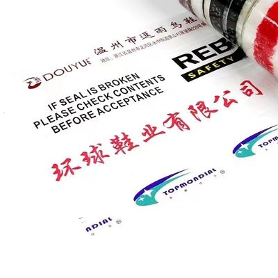 Logo Printed Clear BOPP Packaging Tape 36 - 65 Micron Thickness